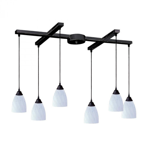Elk Classico Mini Pendant Model: 406-6WH