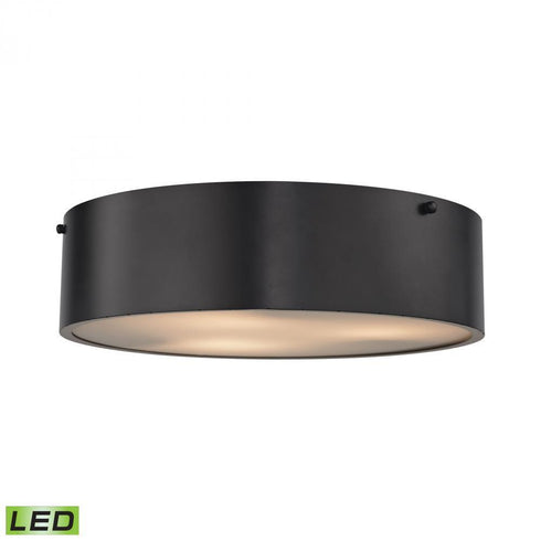 Elk Clayton 3 Light Flush Mount In Oiled Bronze Model: 45320/3-LED