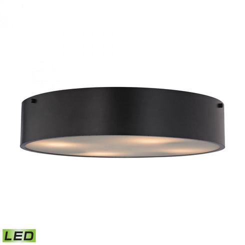Elk Clayton 4 Light Flush Mount In Oiled Bronze Model: 45321/4-LED