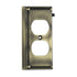 Elk Clickplates End Plate In Antique Brass Model: 2506AB