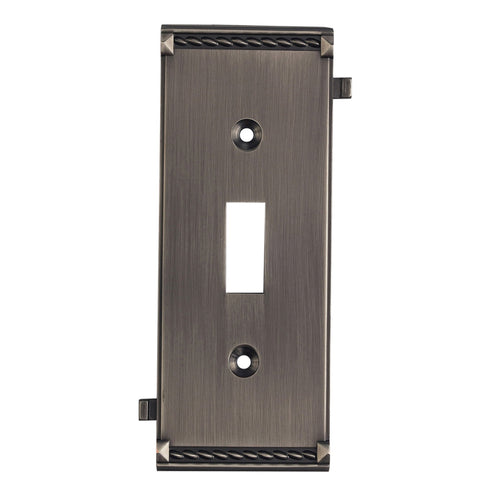 Elk Clickplates Middle Switch Plate In Antique Model: 2504AP