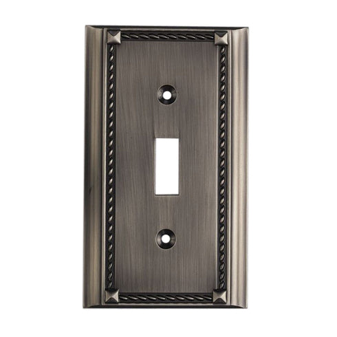 Elk Clickplates Single Switch Plate In Antique Model: 2501AP