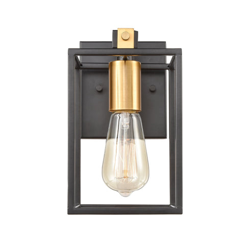 Elk Cloe 1 Light Vanity Light In Matte Black Model: 46630/1