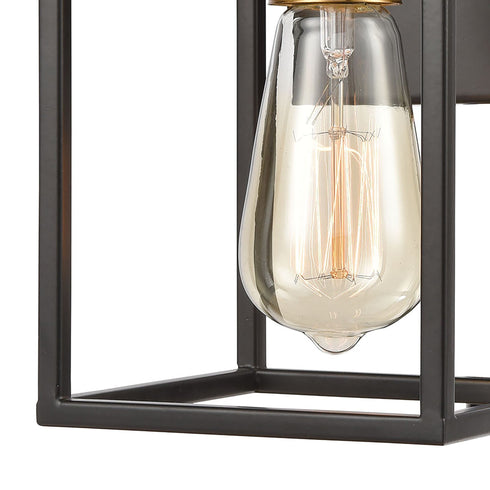 Elk Cloe 1 Light Vanity Light In Matte Black Model: 46630/1