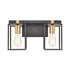 Elk Cloe 2 Light Vanity Light In Matte Black Model: 46631/2