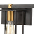 Elk Cloe 3 Light Vanity Light In Matte Black Model: 46632/3