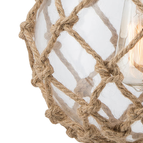 Elk Coastal Inlet 1 Light Mini Pendant In Oiled Model: 10715/1