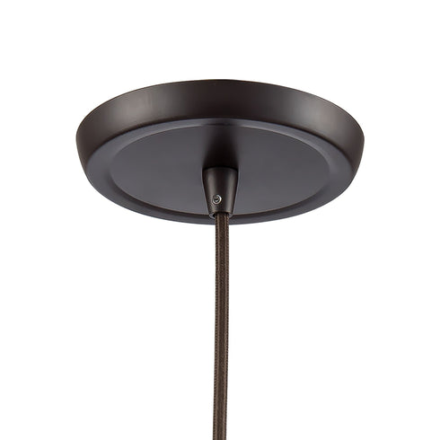 Elk Coastal Inlet 1 Light Mini Pendant In Oiled Model: 10715/1