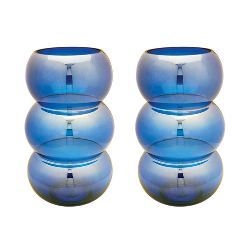 Elk Cobalt Ring Votives (set Of 2) Model: 464075/S2