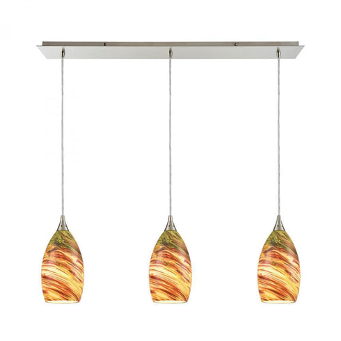 Elk Collanino 3 Light Linear Mini Pendant Fixture Model: 10630/3LP