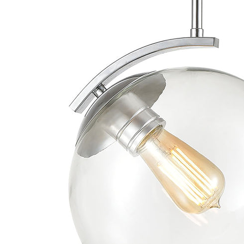 Elk Collective 1 Light Mini Pendant In Polished Model: 32361/1