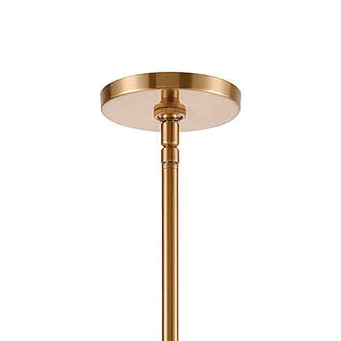 Elk Collective 10 Light Chandelier In Satin Brass Model: 32354/10