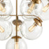 Elk Collective 10 Light Chandelier In Satin Brass Model: 32354/10