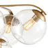 Elk Collective 5 Light Chandelier In Satin Brass Model: 32353/5