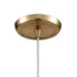 Elk Compartir 1 Light Mini Pendant In Satin Brass Model: 21112/1