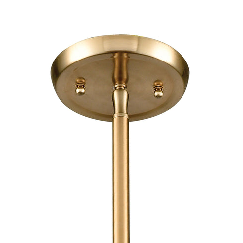 Elk Compartir 13 Light Chandelier In Satin Brass Model: 21115/13