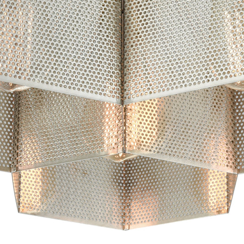Elk Compartir 3 Light Semi Flush In Satin Brass Model: 21111/3