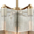 Elk Compartir 7 Light Chandlier In Satin Brass Model: 21113/7