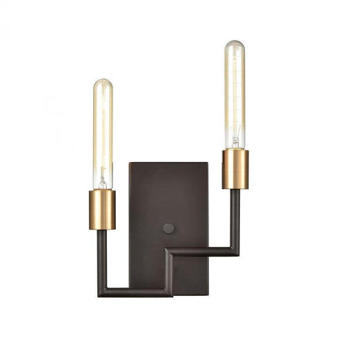 Elk Congruency 2 Light Sconce In Oil Rubbed Model: 12200/2