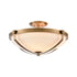 Elk Connelly 4 Light Semi Flush In Natural Brass Model: 89116/4