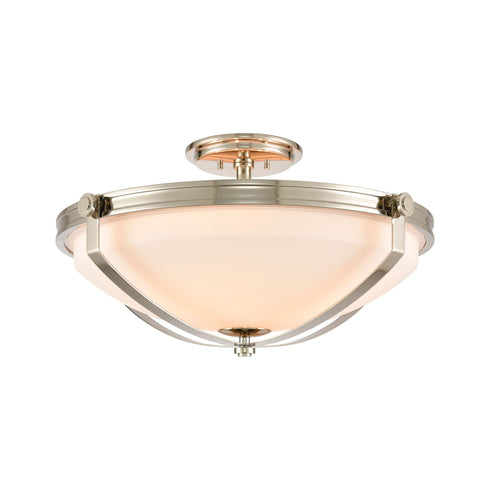 Elk Connelly 4 Light Semi Flush In Polished Model: 89106/4