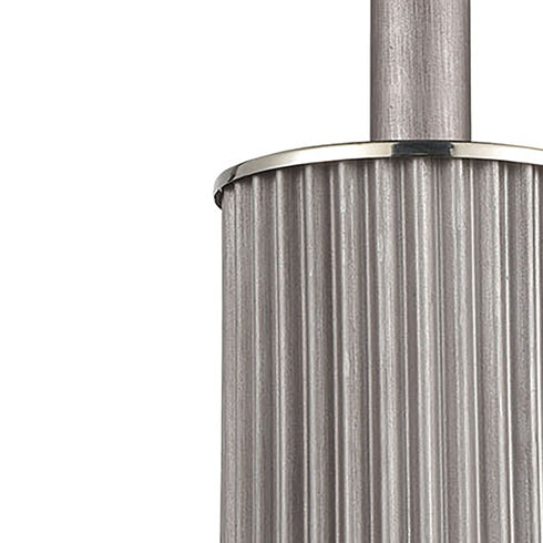 Elk Corrugated Steel 1 Light Mini Pendant In Model: 15926/1