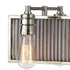 Elk Corrugated Steel 6 Light Linear Chandelier In Model: 15928/6