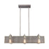 Elk Corrugated Steel 6 Light Linear Chandelier In Model: 15928/6