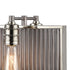 Elk Corrugated Steel 6 Light Linear Chandelier In Model: 15928/6