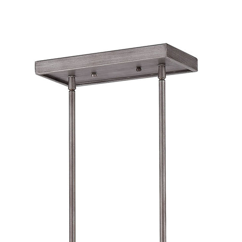 Elk Corrugated Steel 8 Light Linear Chandelier In Model: 15929/8