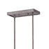 Elk Corrugated Steel 8 Light Linear Chandelier In Model: 15929/8