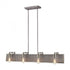 Elk Corrugated Steel 8 Light Linear Chandelier In Model: 15929/8