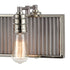 Elk Corrugated Steel 8 Light Linear Chandelier In Model: 15929/8