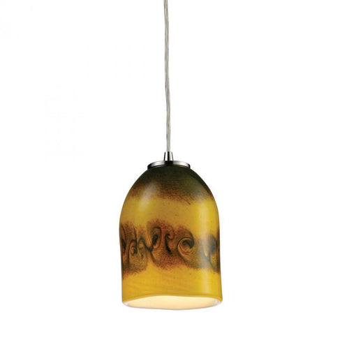 Elk Cosmos 1 Light Comet Mini Pendant In Satin Model: 10217/1CMT
