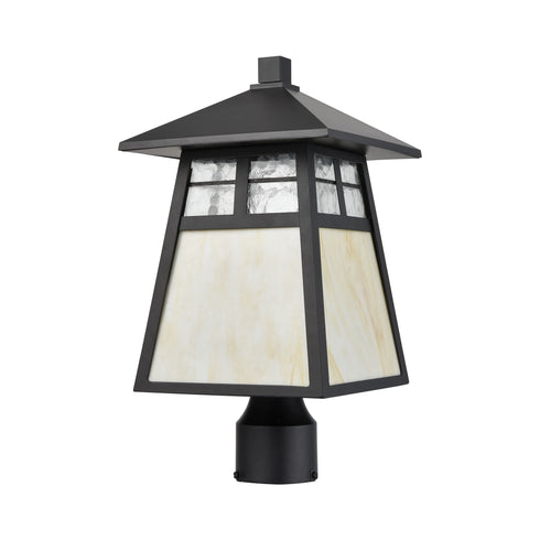 Elk Cottage 1 Light Post Mount In Matte Black Model: 87054/1