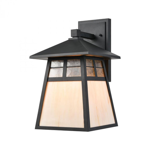 Elk Cottage 1 Light Sconce In Matte Black With Model: 87051/1