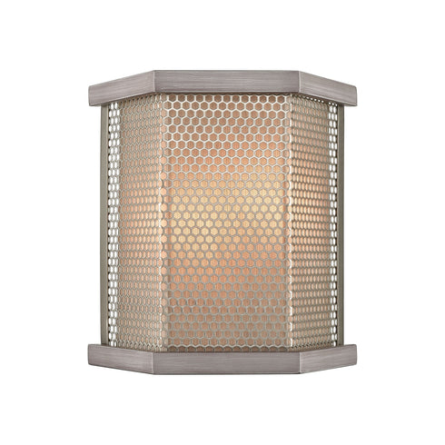 Elk Crestler 2 Light Sconce In Weathered Zinc And Model: 15661/2