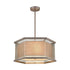 Elk Crestler 3 Light Chandelier In Weathered Zinc Model: 15665/3