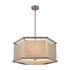 Elk Crestler 6 Light Chandelier In Weathered Zinc Model: 15666/6