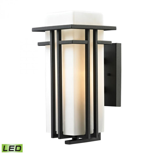 Elk Croftwell 1 Light Outdoor Wall Lamp In Model: 45086/1-LED