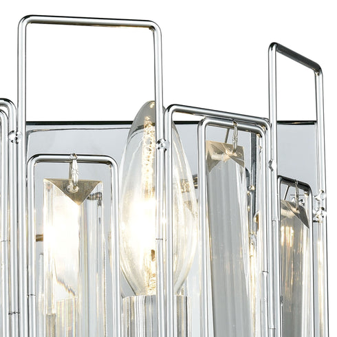 Elk Crosby 2 Light Vanity Sconce In Polished Model: 81370/2