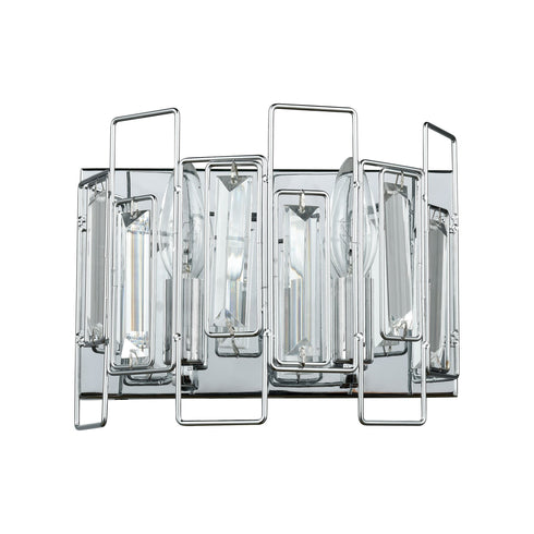 Elk Crosby 2 Light Vanity Sconce In Polished Model: 81370/2