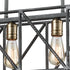 Elk Crossbar 6 Light Linear Chandelier In Model: 15254/6