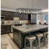 Elk Crossbar 6 Light Linear Chandelier In Model: 15254/6