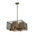 Elk Crossbeam 4 Light Chandelier In Oil Rubbed Model: 33345/4