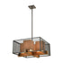 Elk Crossbeam 4 Light Chandelier In Oil Rubbed Model: 33345/4