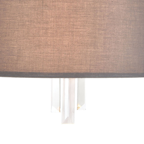 Elk Crystal Falls 2 Light Sconce In Satin Nickel Model: 46590/2