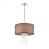 Elk Crystal Falls 3 Light Chandlier In Satin Model: 46593/3