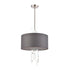 Elk Crystal Falls 3 Light Chandlier In Satin Model: 46593/3