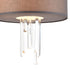 Elk Crystal Falls 3 Light Chandlier In Satin Model: 46593/3